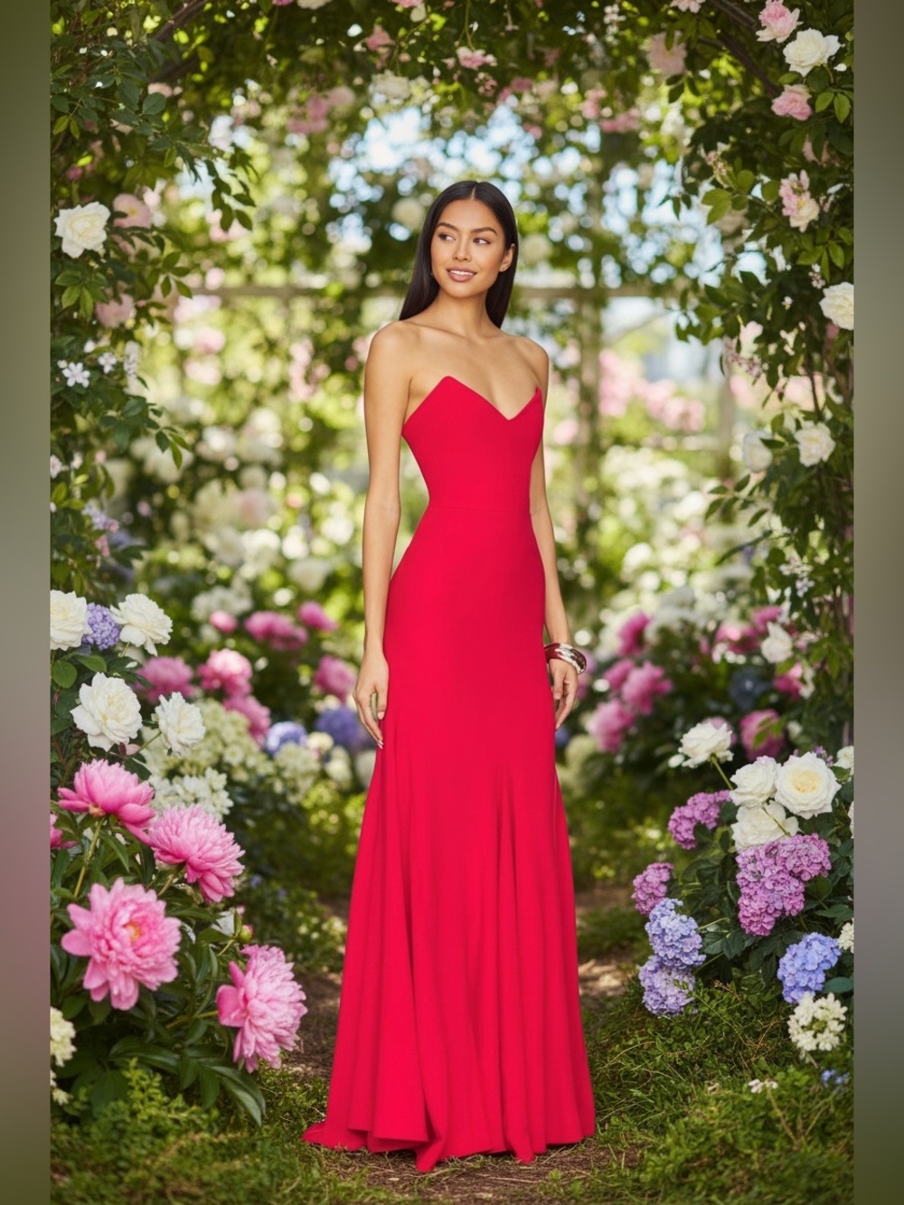 NBD Amarys Strapless Gown Sz XS
